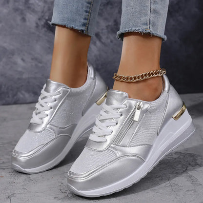 Jeszyl™ – Orthopädische Damen-Sneaker mit Schnürung und Reißverschluss