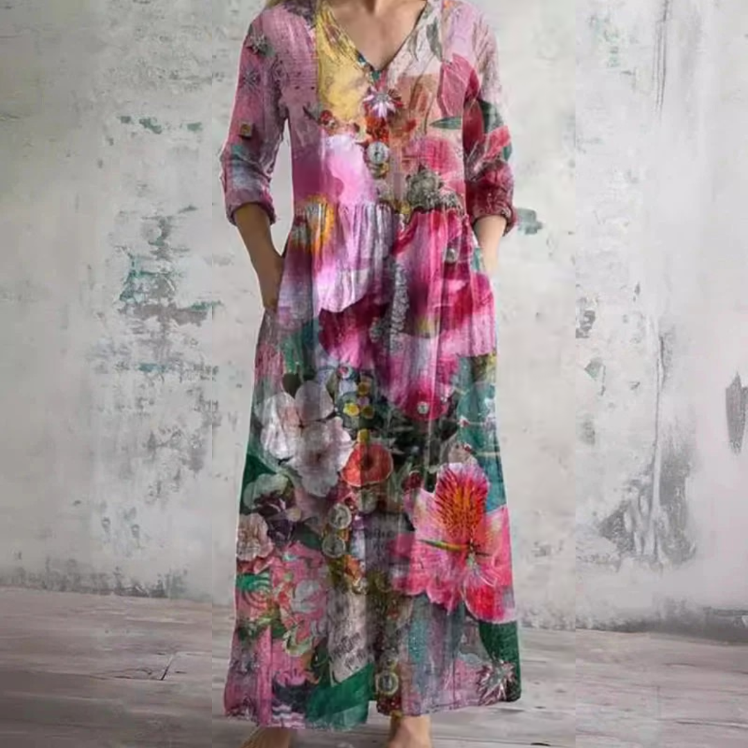 Lynn™ - Blumenmuster-Sommerkleid