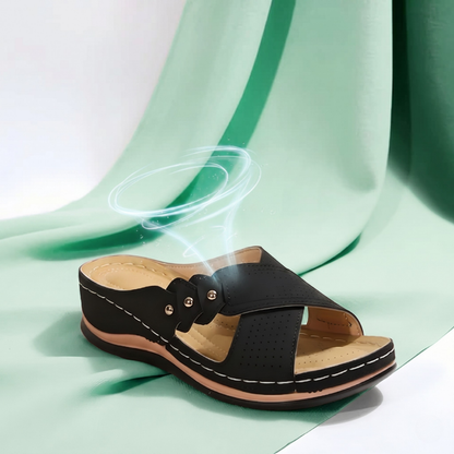 Nerila™ – Atmungsaktive orthopädische Keilsandalen mit hohem Tragekomfort