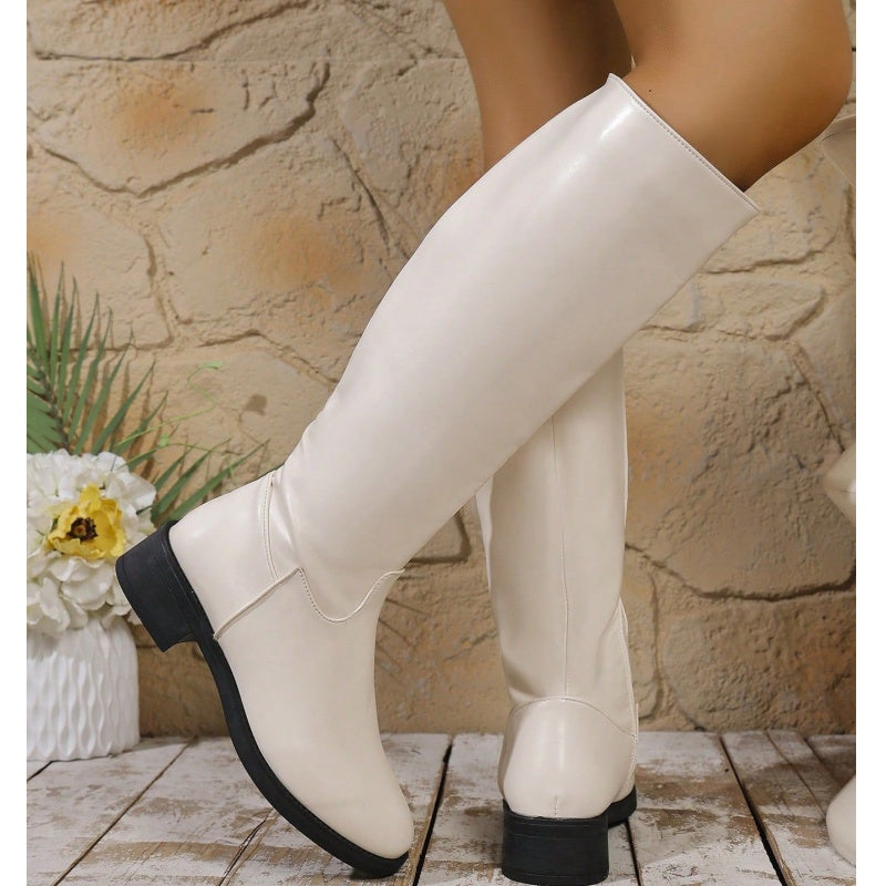 Bea™ – Elegante halbhohe Stiefel mit Seitlichem Reißverschluss