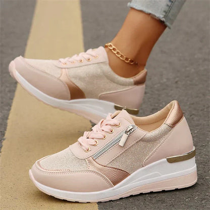 Jeszyl™ – Orthopädische Damen-Sneaker mit Schnürung und Reißverschluss