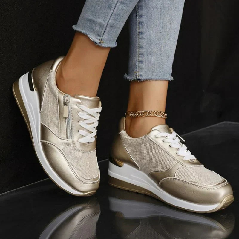 Jeszyl™ – Orthopädische Damen-Sneaker mit Schnürung und Reißverschluss